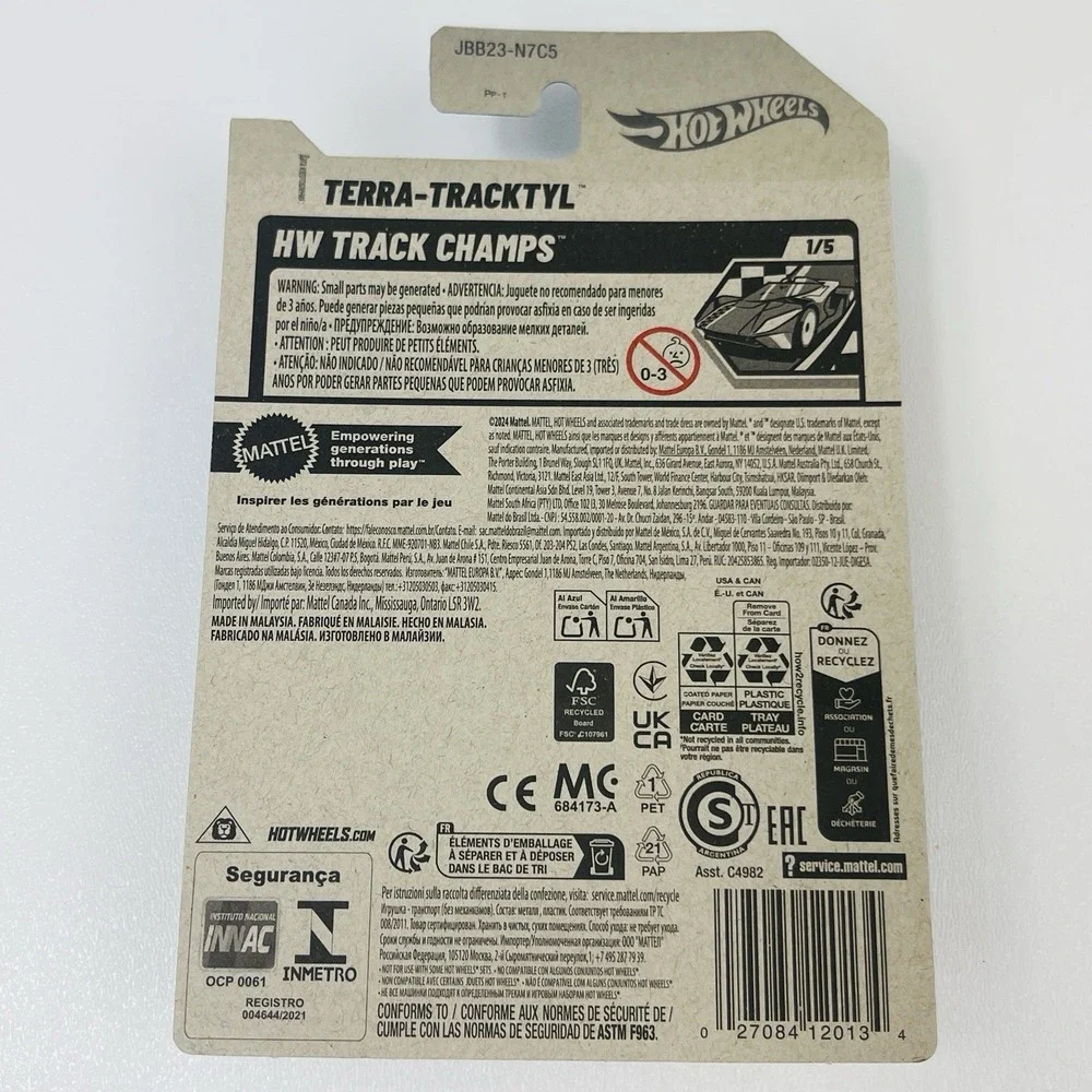Hot Wheels Terra Tracktyl White Mattel 204/250 2025 HW Track Champs